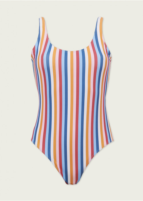 Maillot de bain à rayures