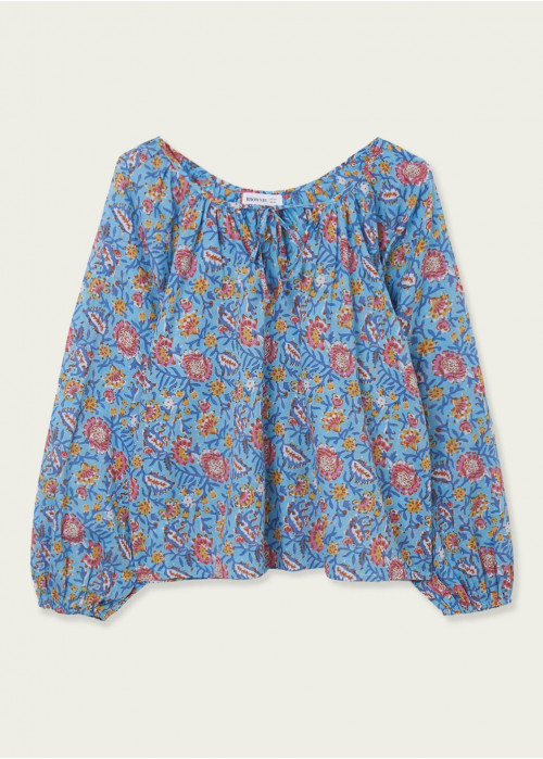 Blouse island tunique imprimée