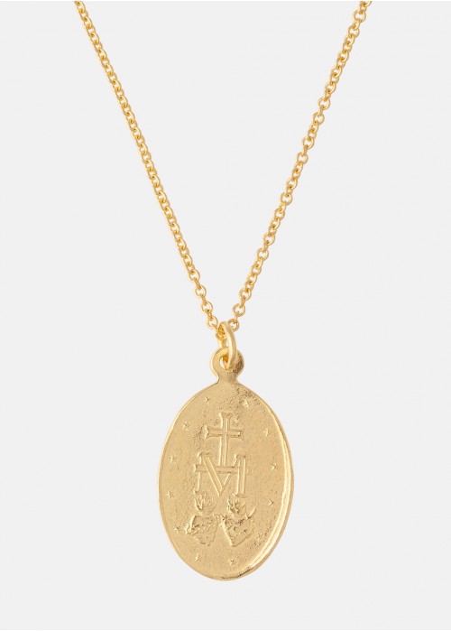 Collier avec médaille vierge