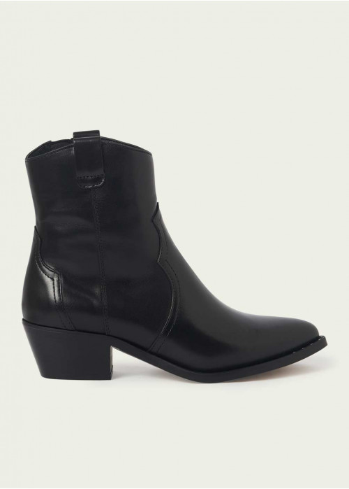 Bottines cow-boy cuir