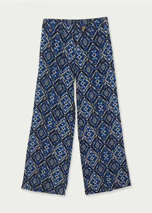 Pantalon imprimé ikat