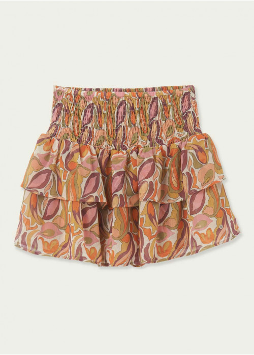 Minijupe short imprimée