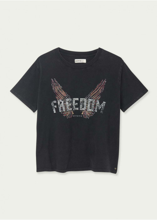 T-shirt freedom imprimé ailes