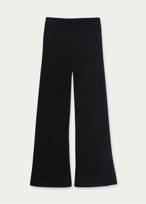 Pantalon maille évasé