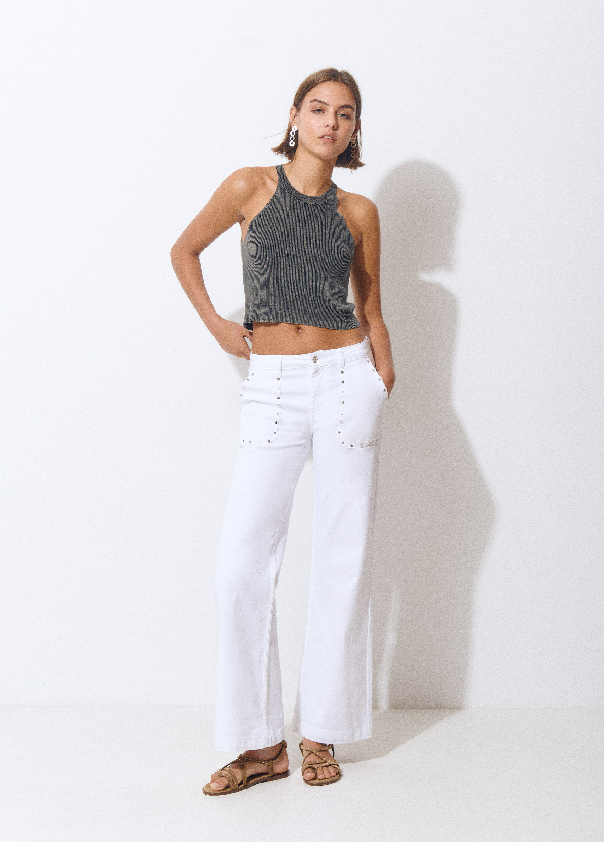 Pantalon jupe culotte sale