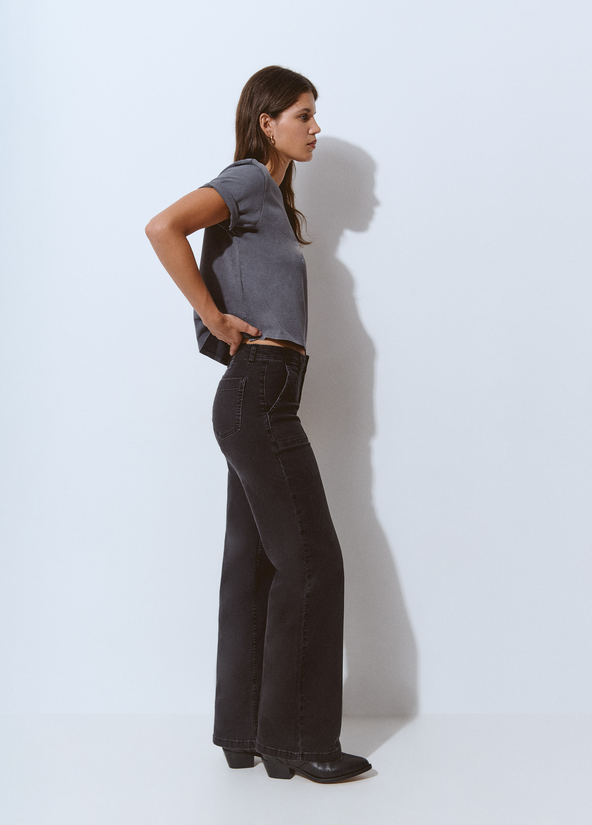 Jean jupe culotte best sale