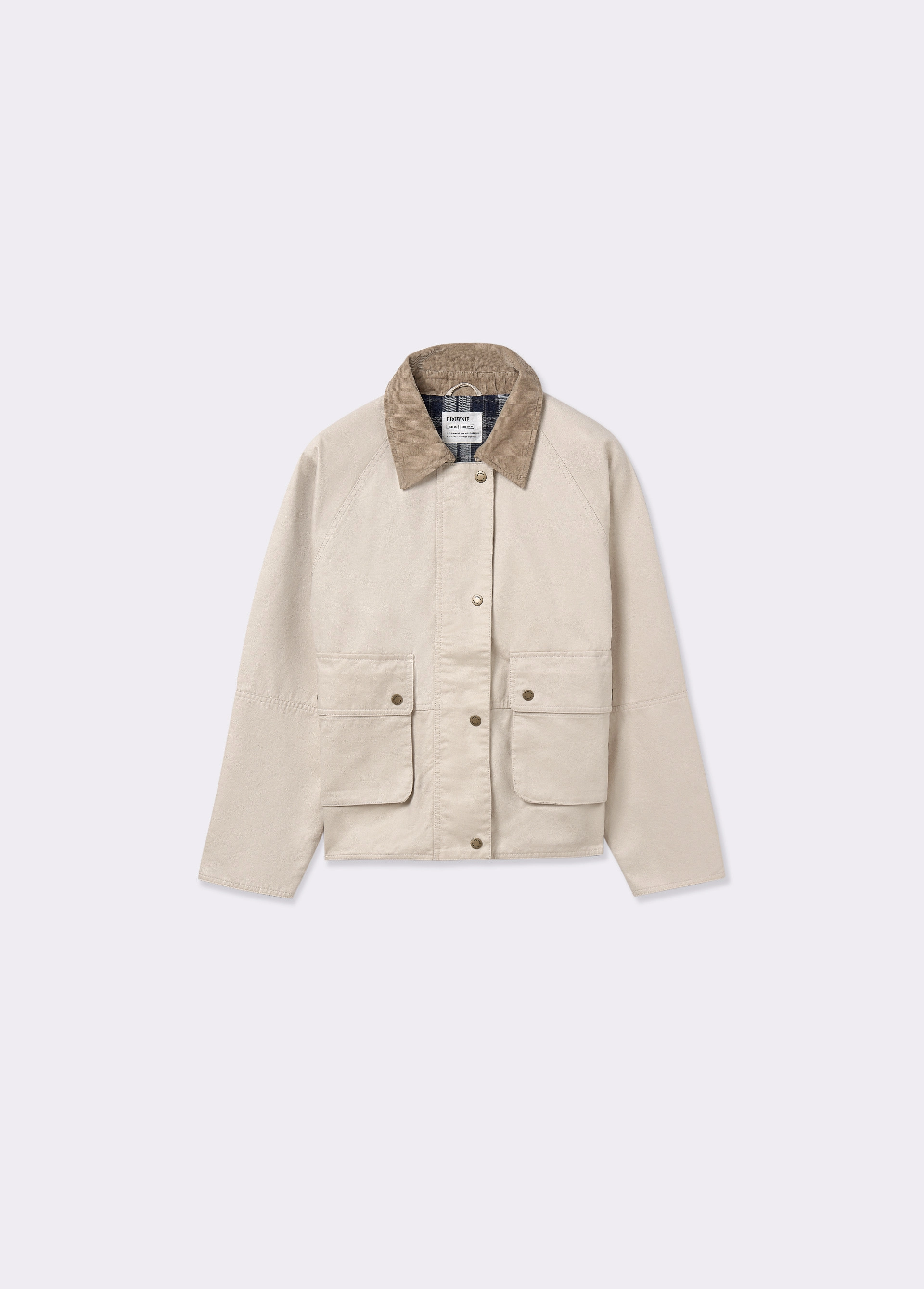 Short waxed jacket