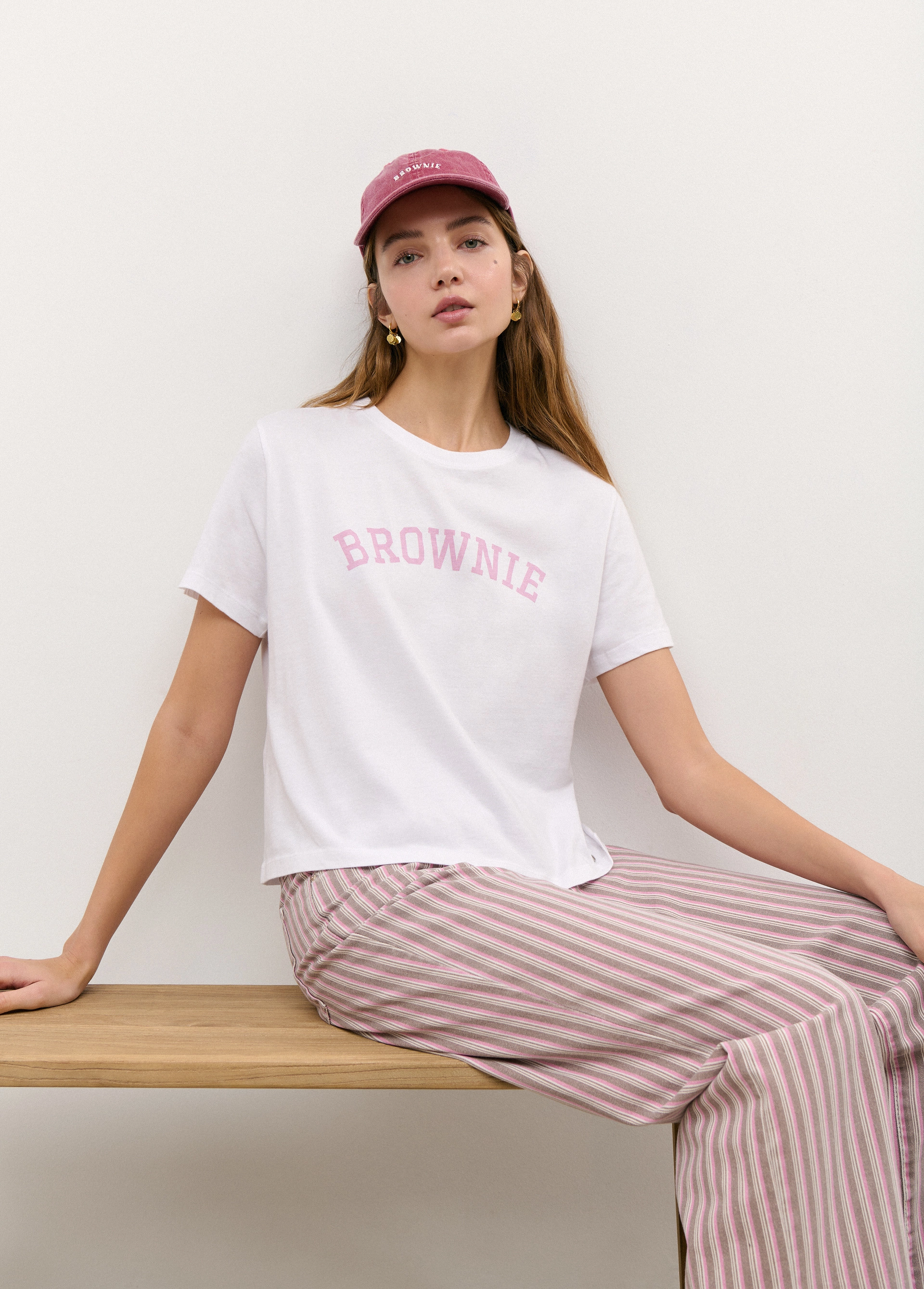 T-shirt tekst brownie