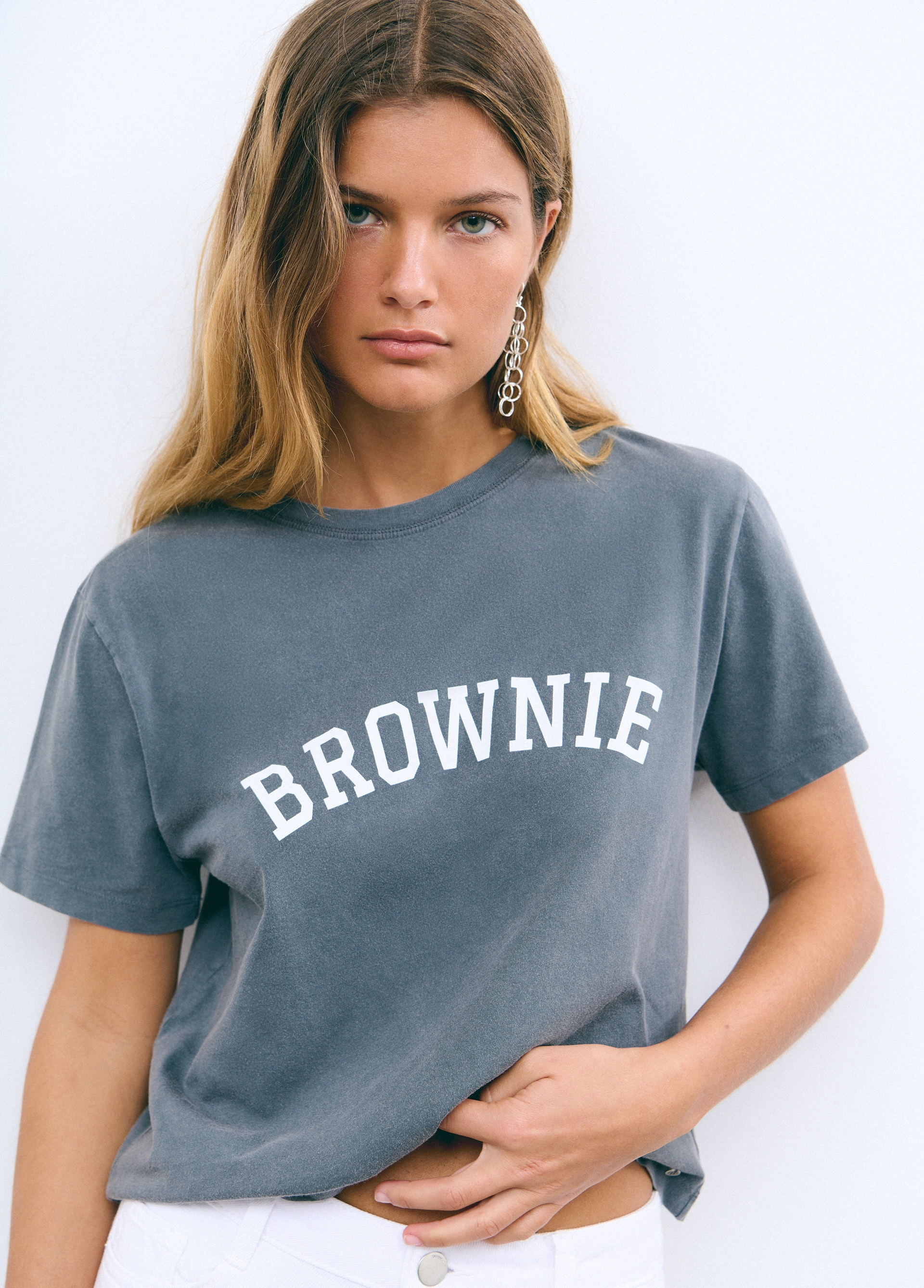 Cotton brownie t-shirt