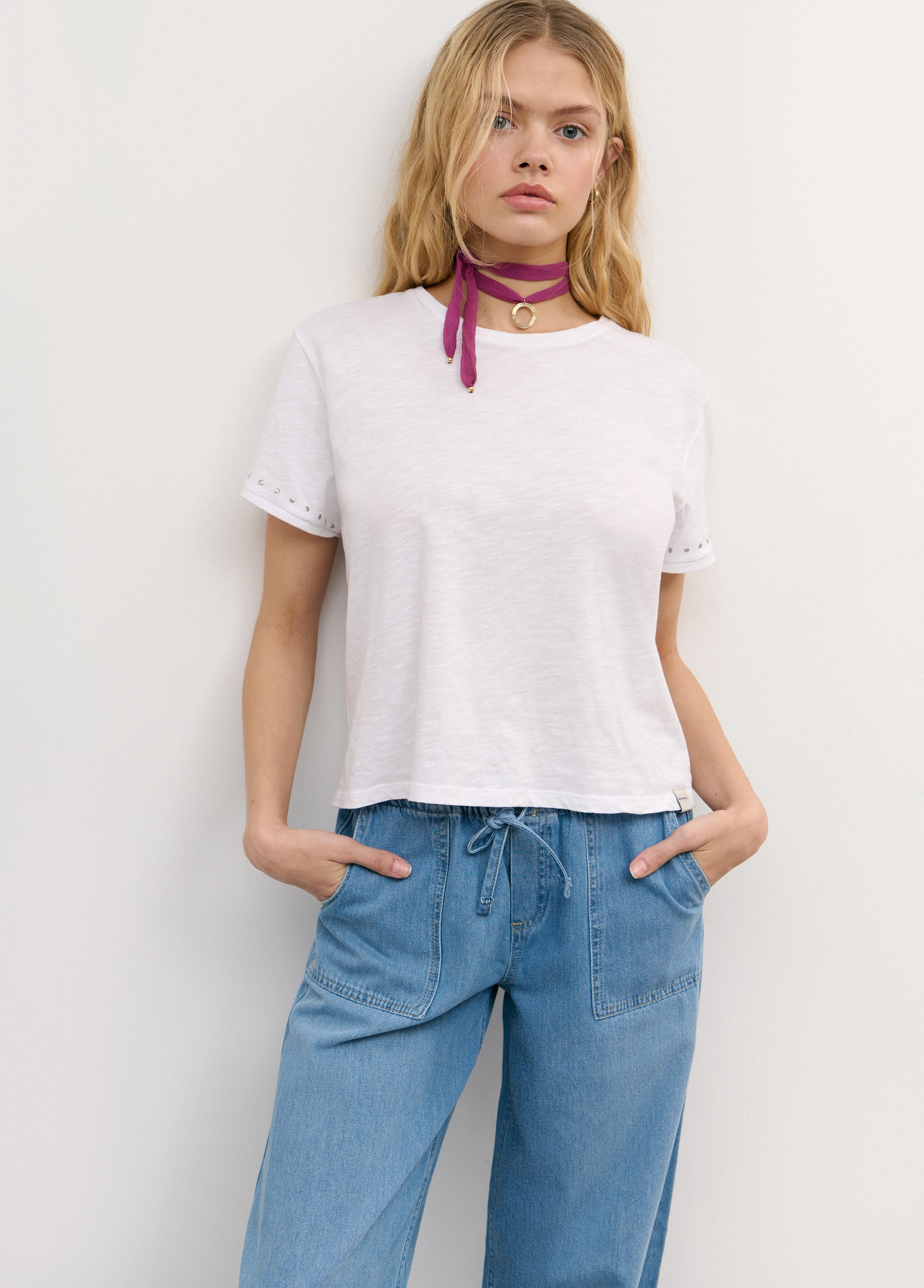 T-shirt korte mouwen studs