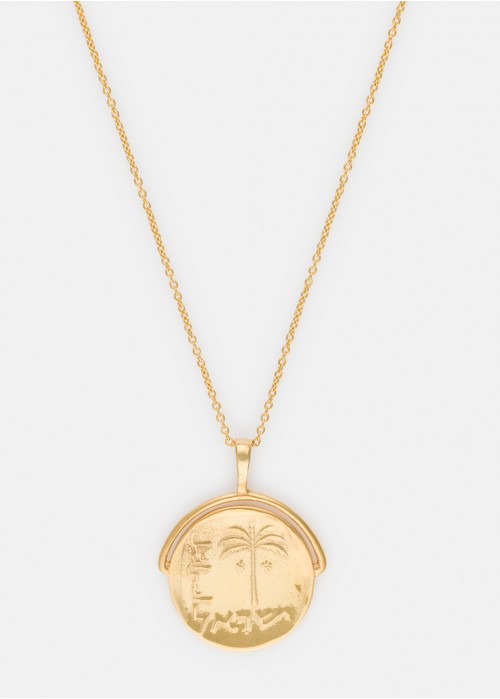 Pendentif monnaie palmier