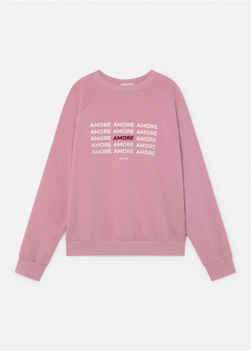 Sweat-shirt imprimé amore