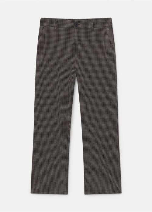 Pantalon 7/8 à carreaux mati