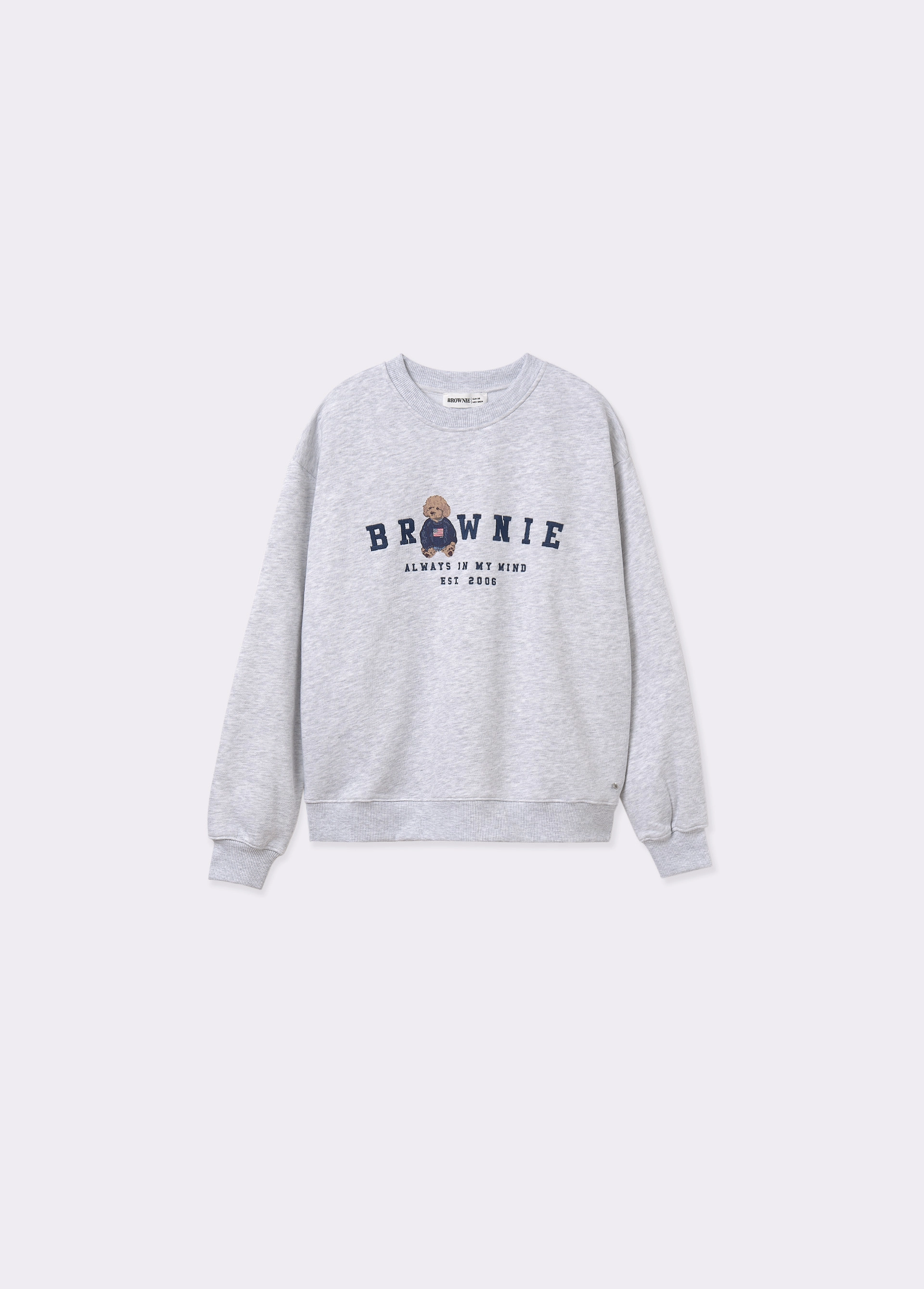 Sweat brodé print chiot