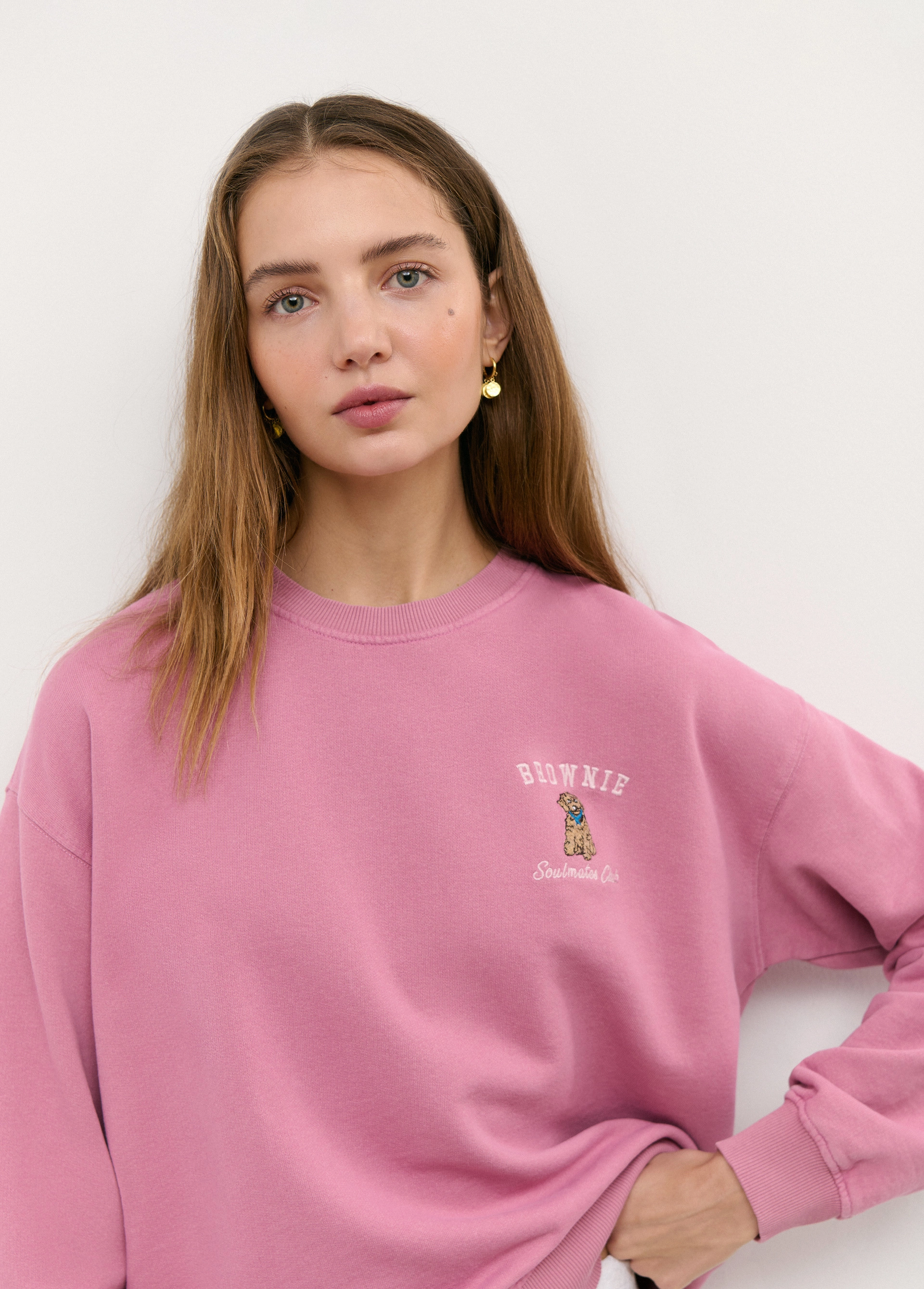 Sweatshirt stickerei...