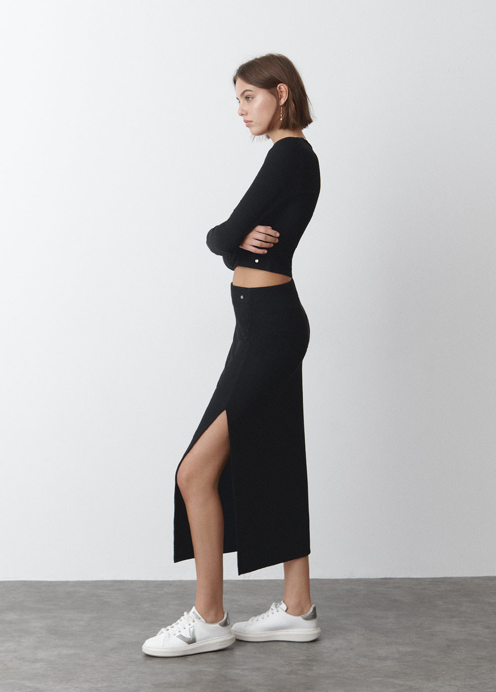 Cheap rib shop knit skirts