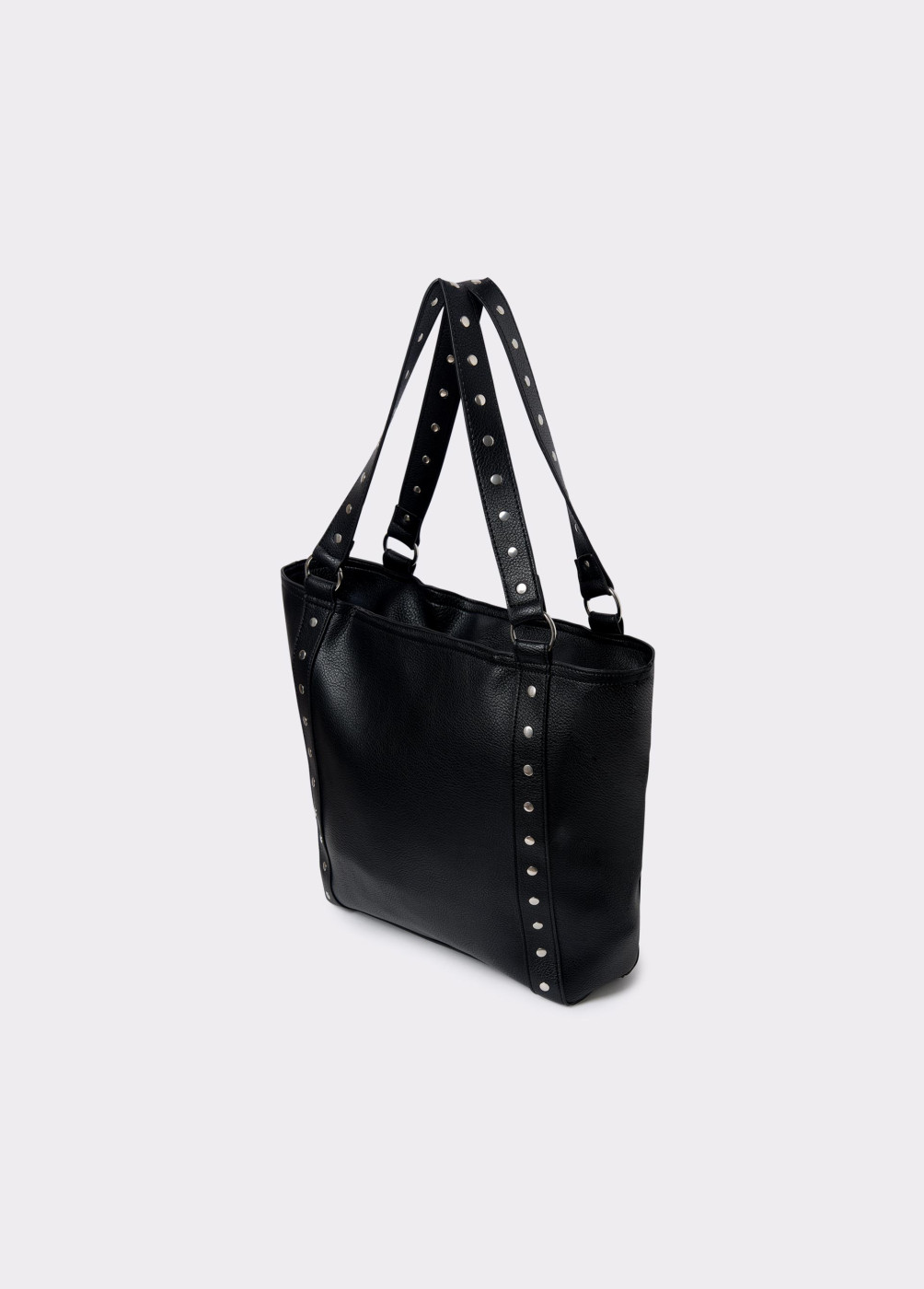 Black studded tote hotsell