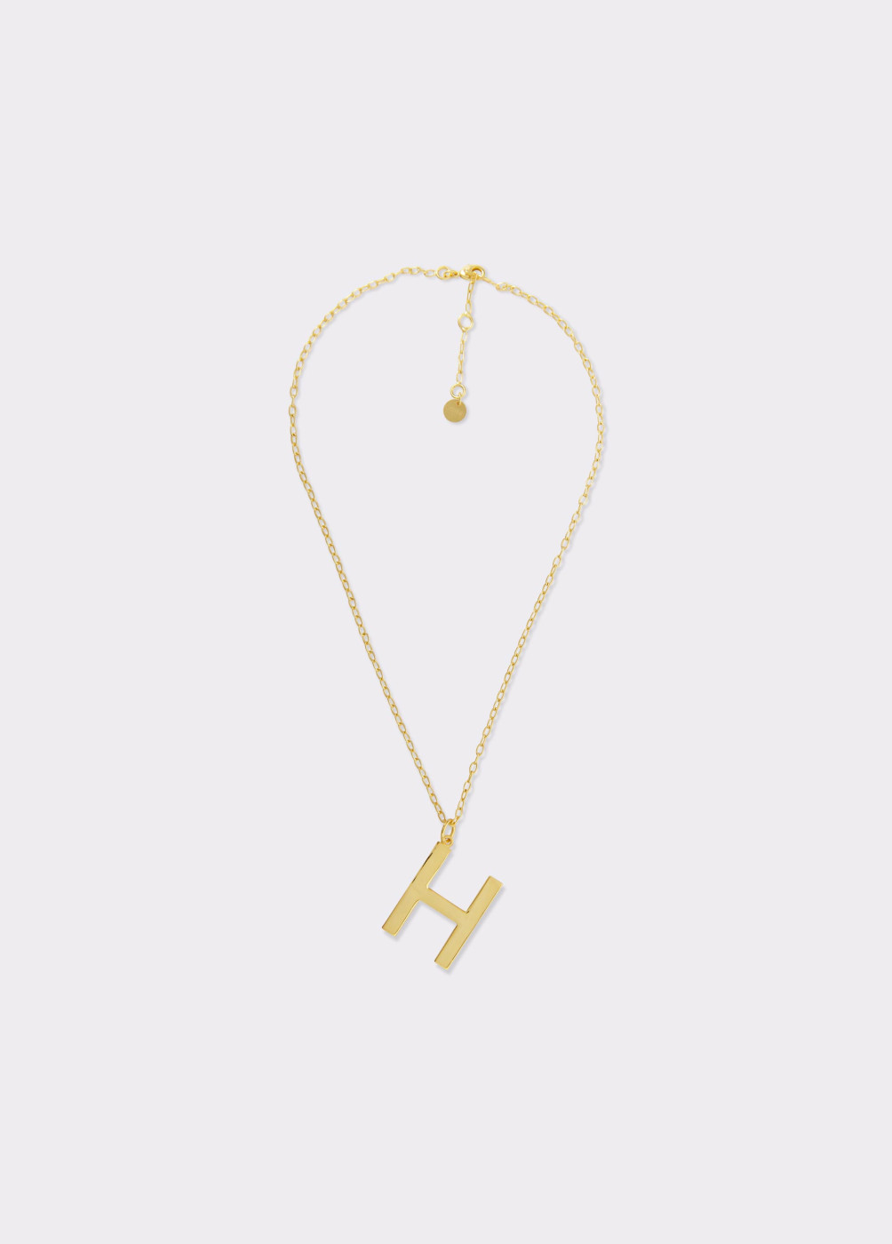 Letter H necklace | BROWNIE