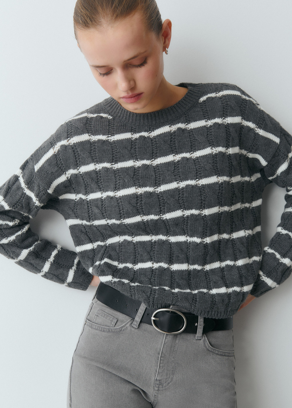 Crew knit jumper best sale