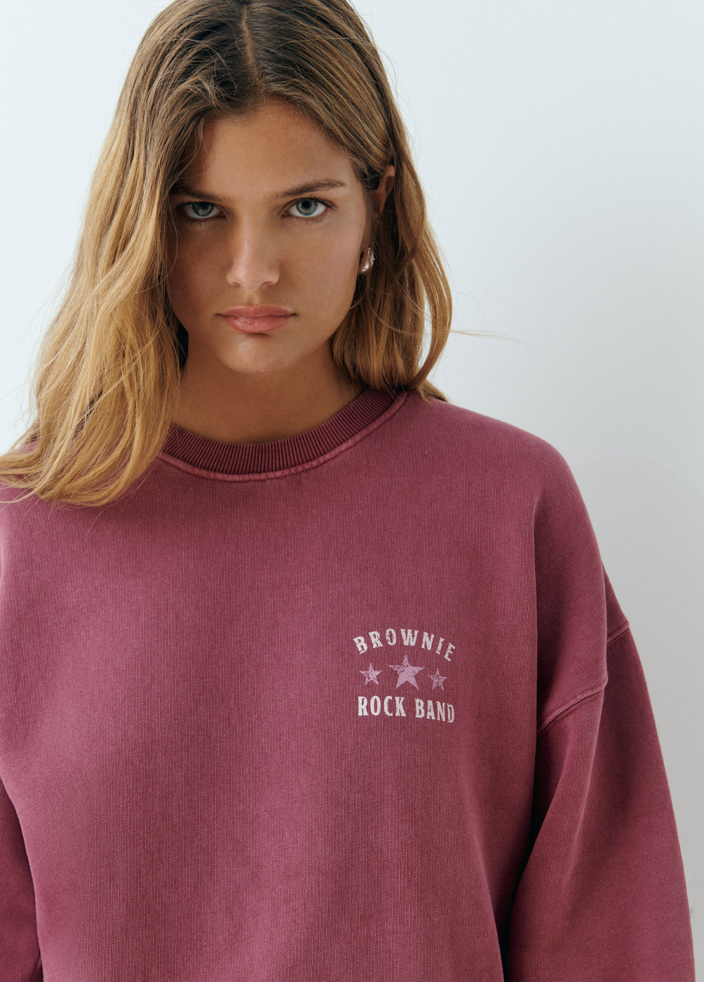 Back print sweatshirt sale