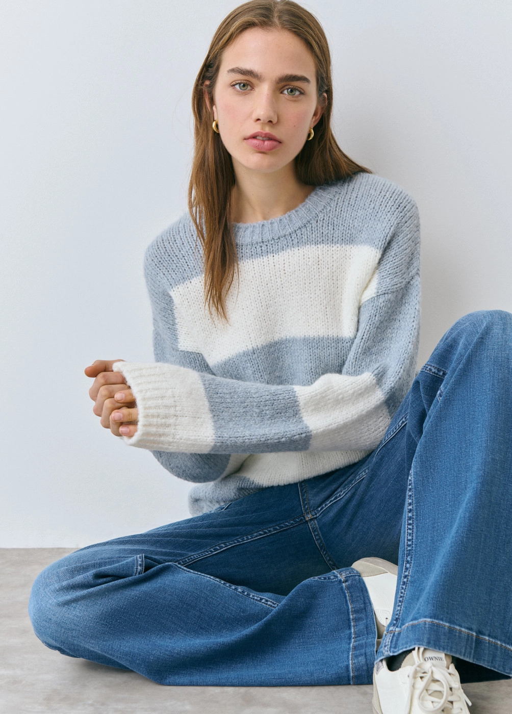 Lightweight striped jumper | BROWNIE