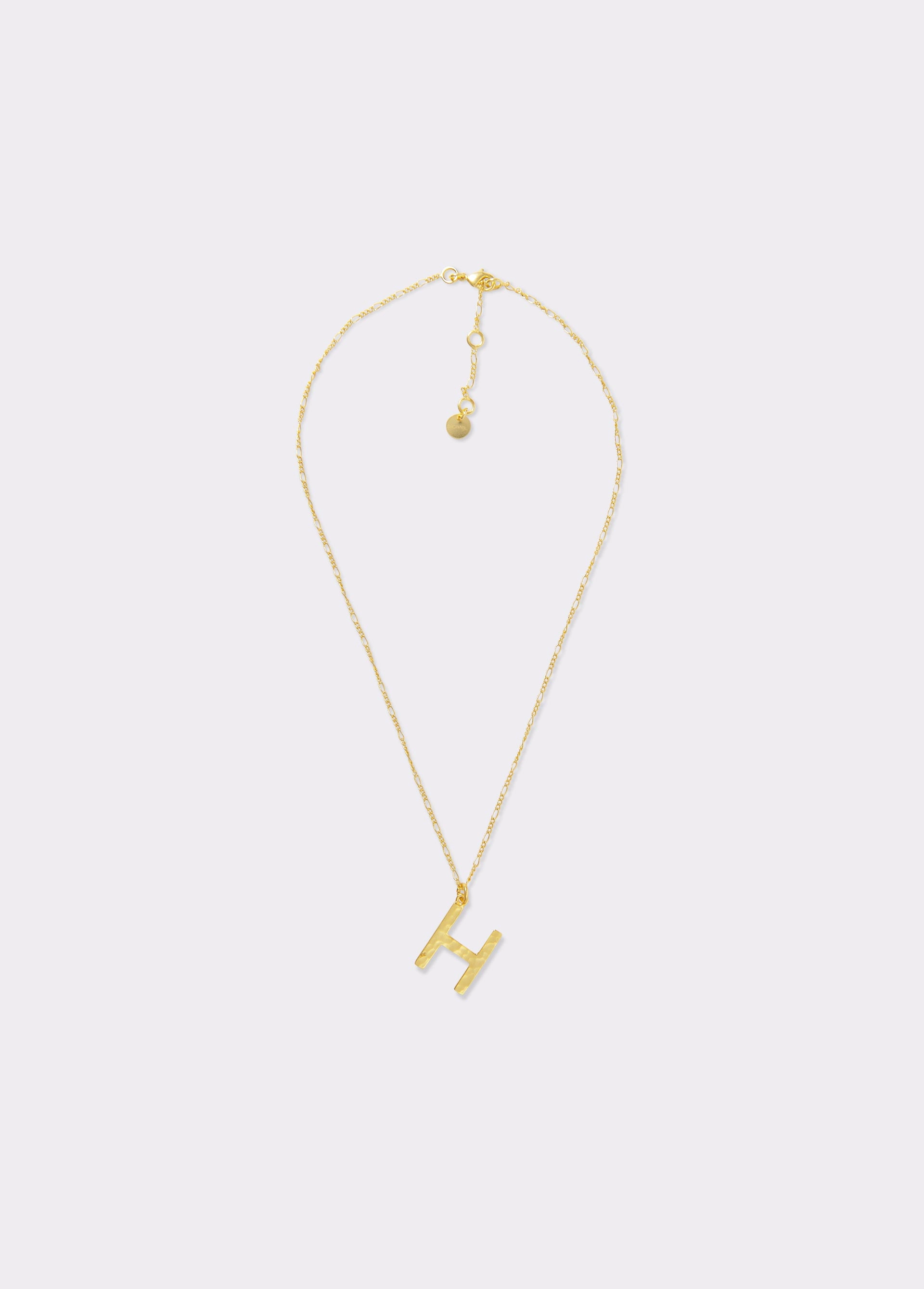 Letter H necklace | BROWNIE