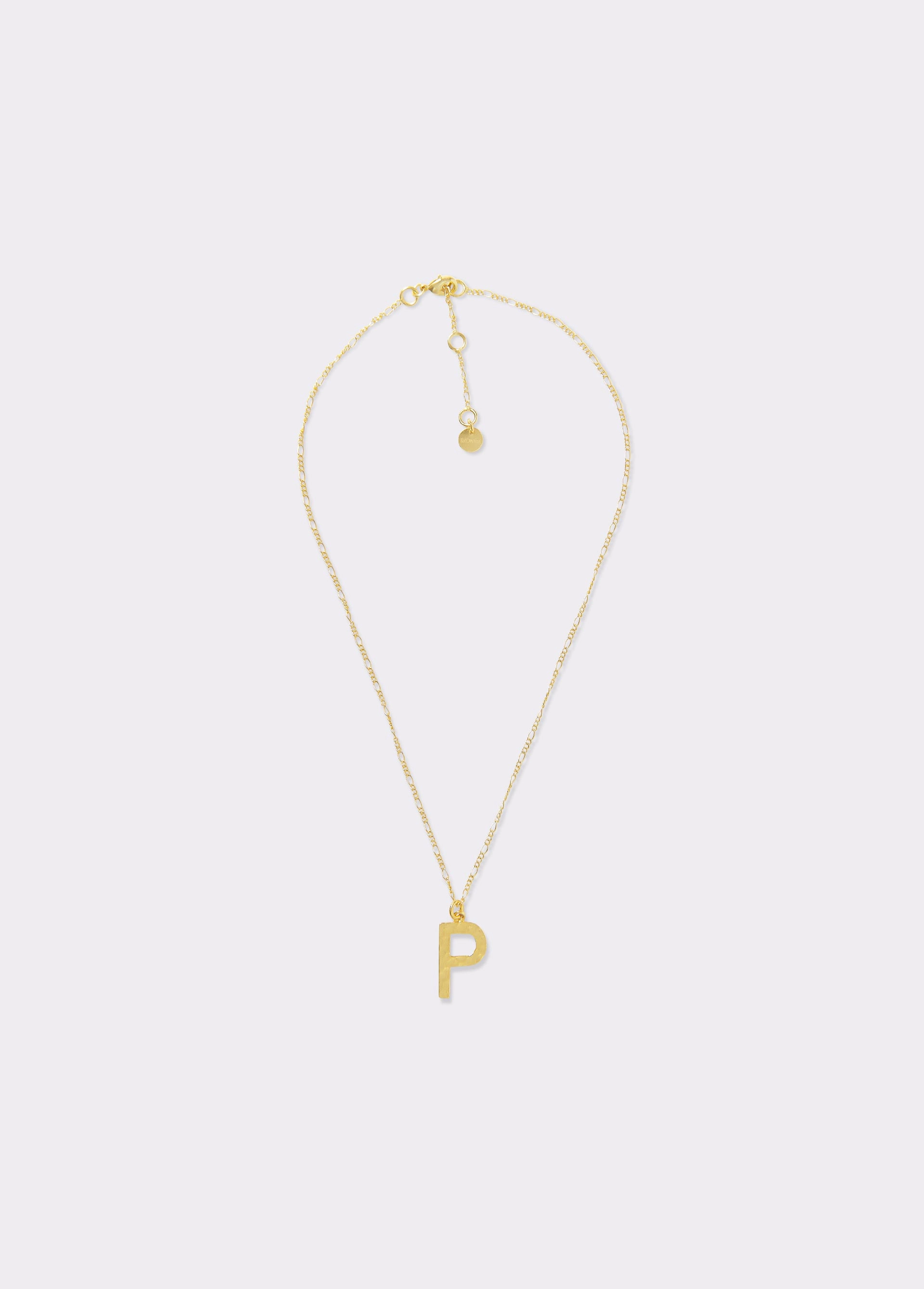 Letter p necklace