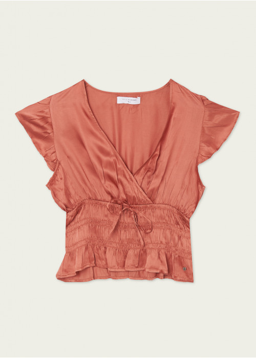 Blusa brigitte saten