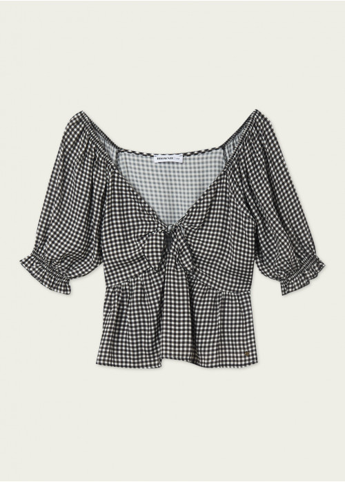 Blusa pile vichy