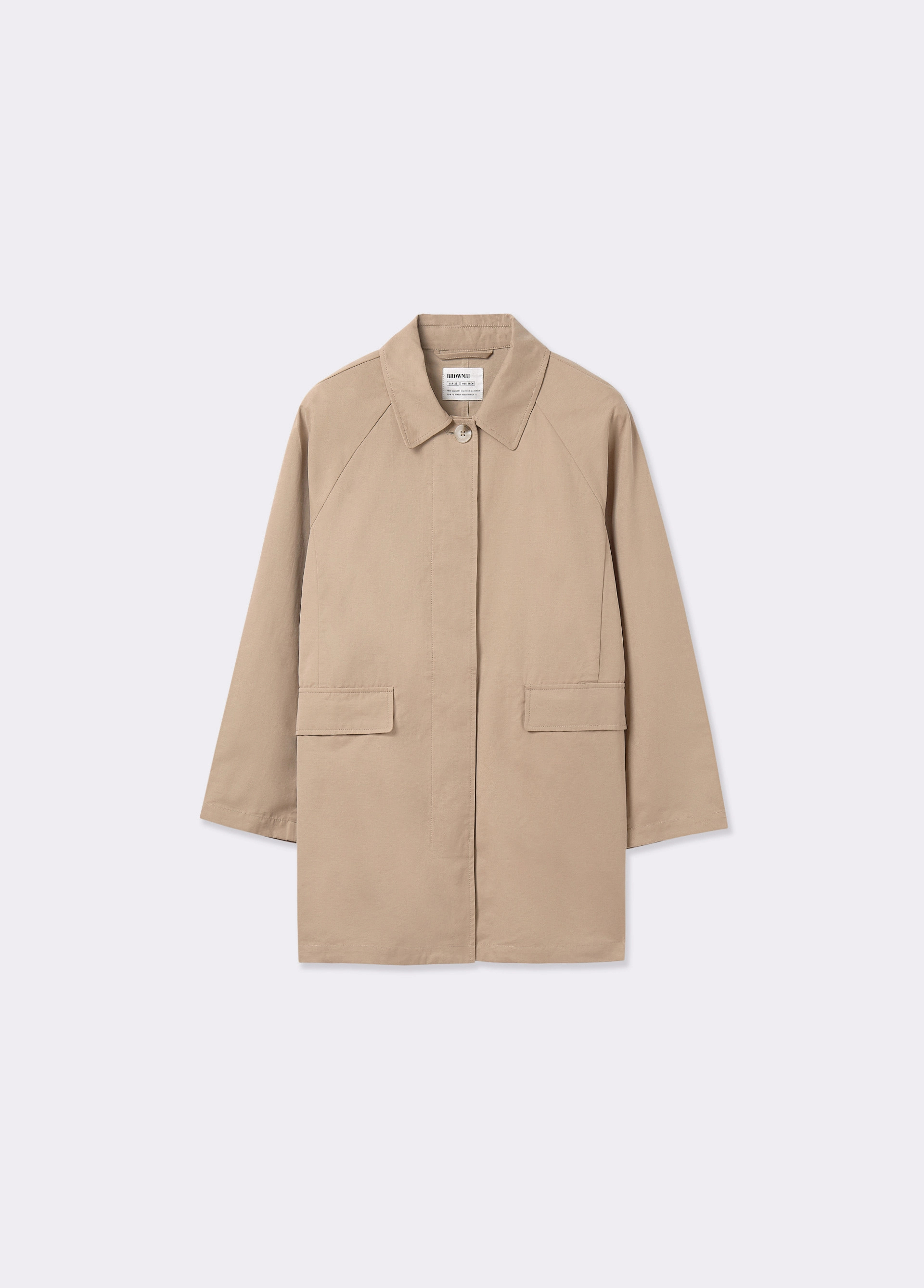 Midi trench coat