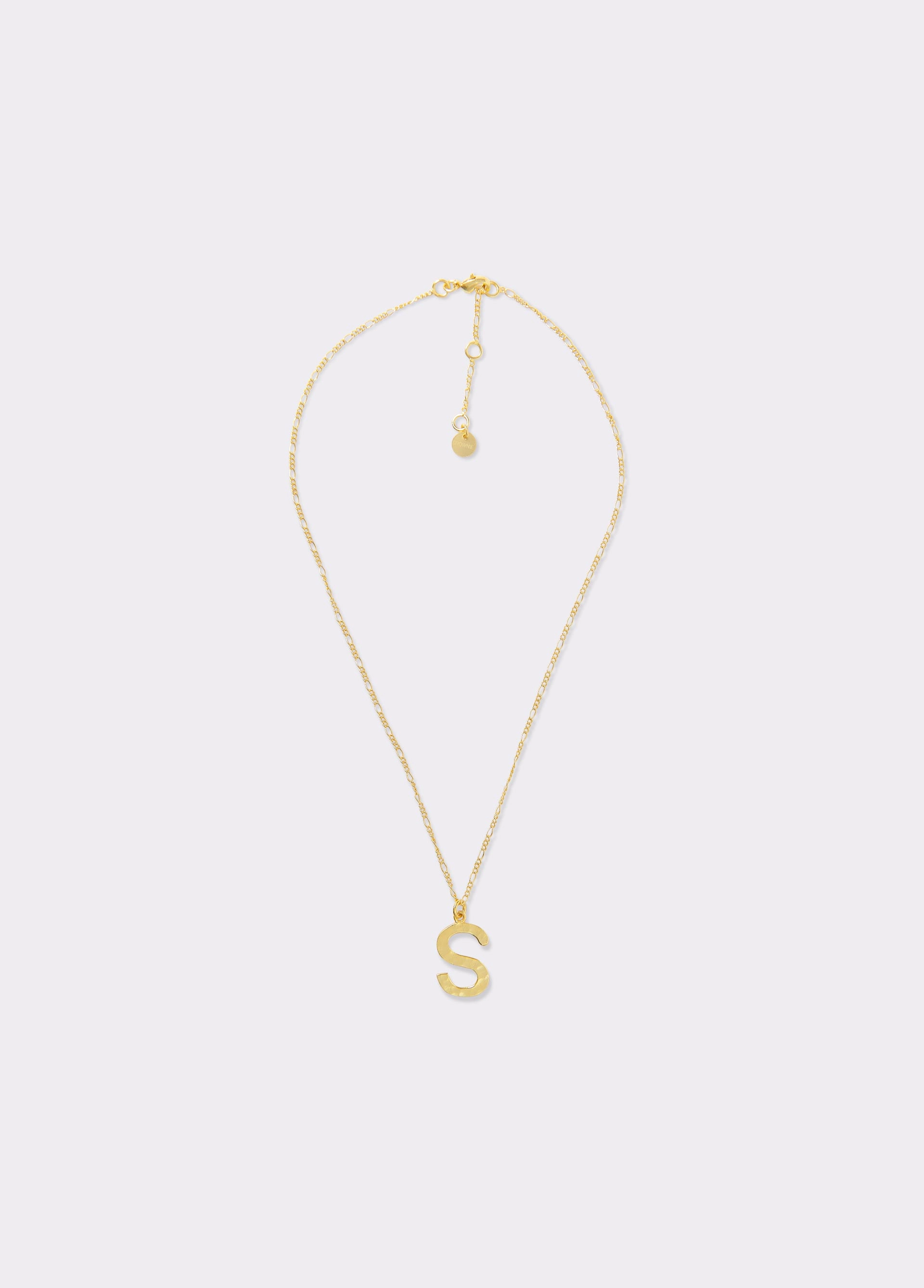 Letter s necklace