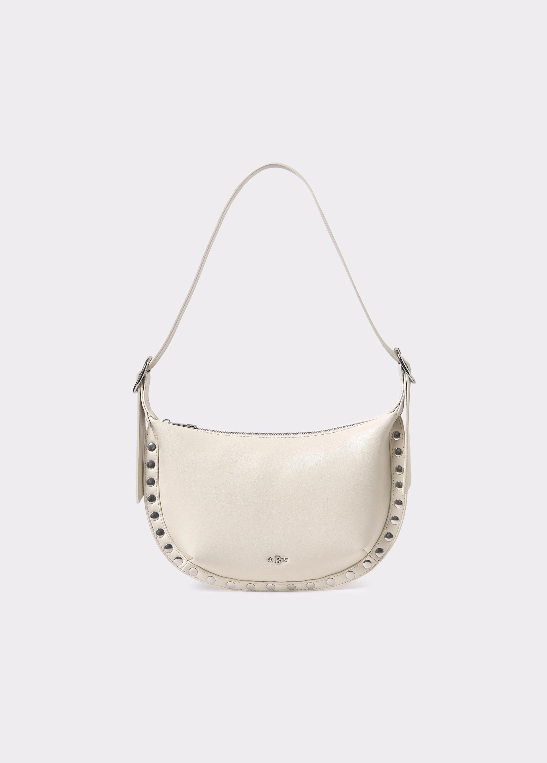 Studded leather crossbody bag