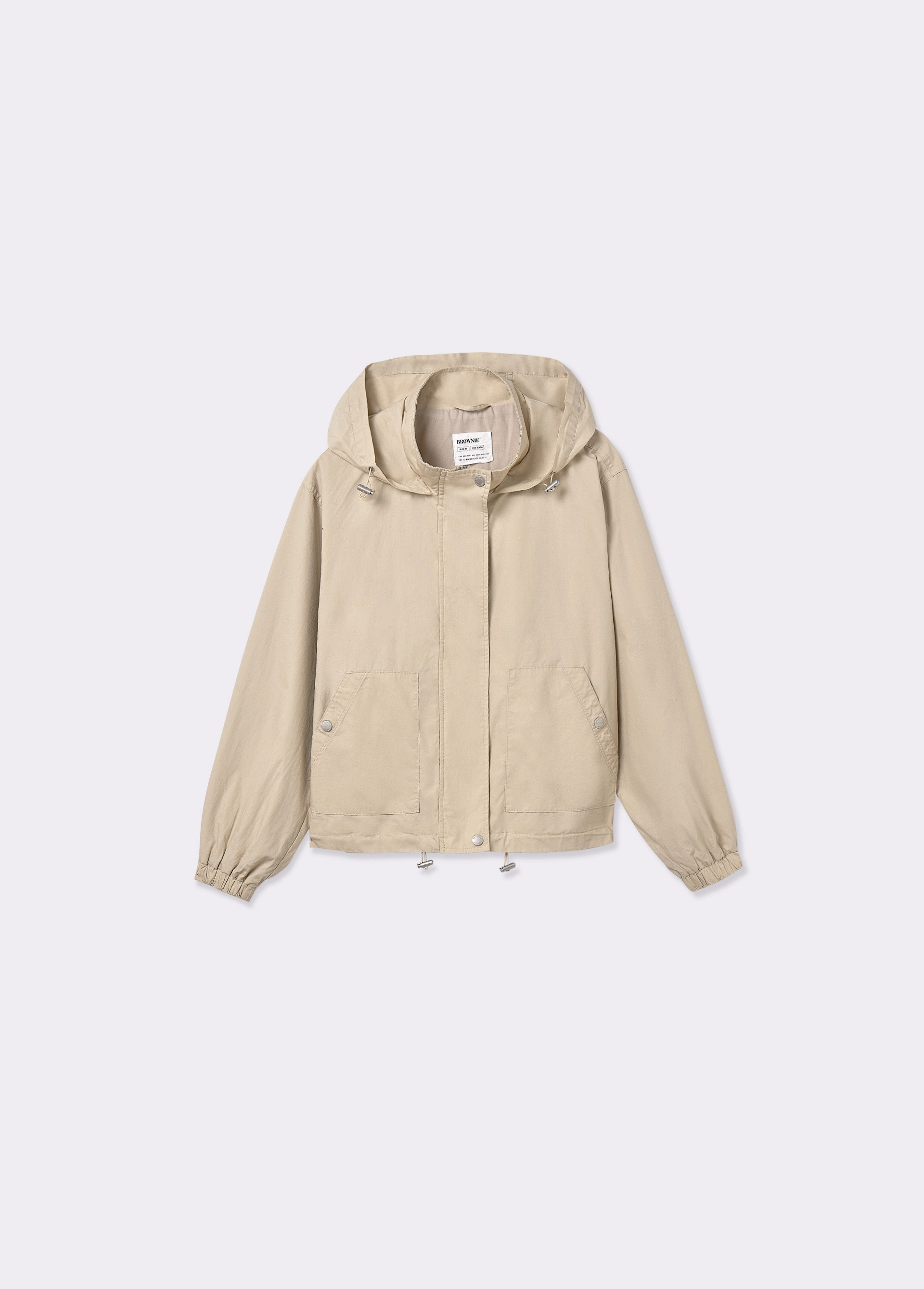 Cotton hooded parka