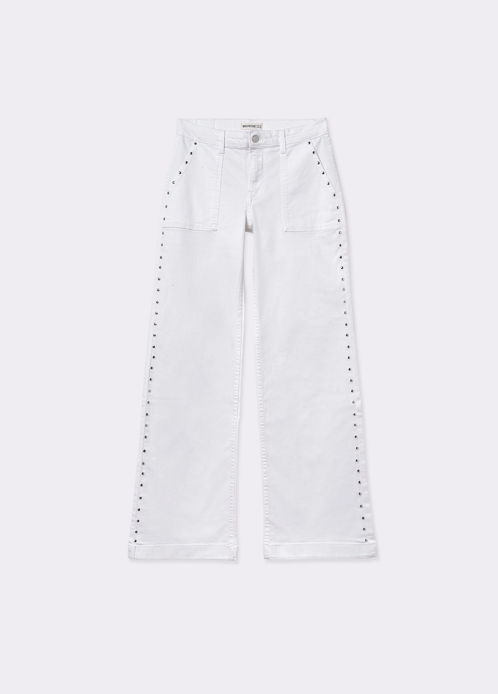 Pantaloni culotte borchie