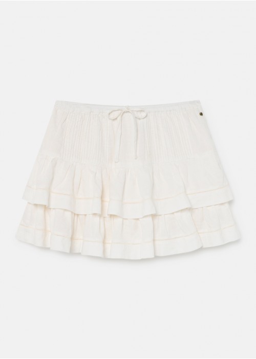 Short falda leila volantes